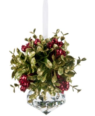 Ganz - Red Kissing Krystal Mini Ornament