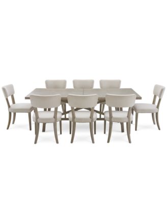 Albion 9-pc. Dining Set (Rectangular Table and 8 Side Chairs)