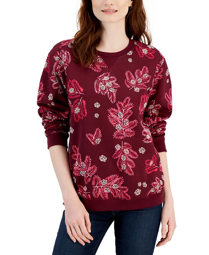 Macys karen 2025 scott petite sweatshirts