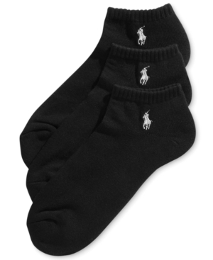 Ralph Lauren Men's Socks Athletic No-Show 3 Pack