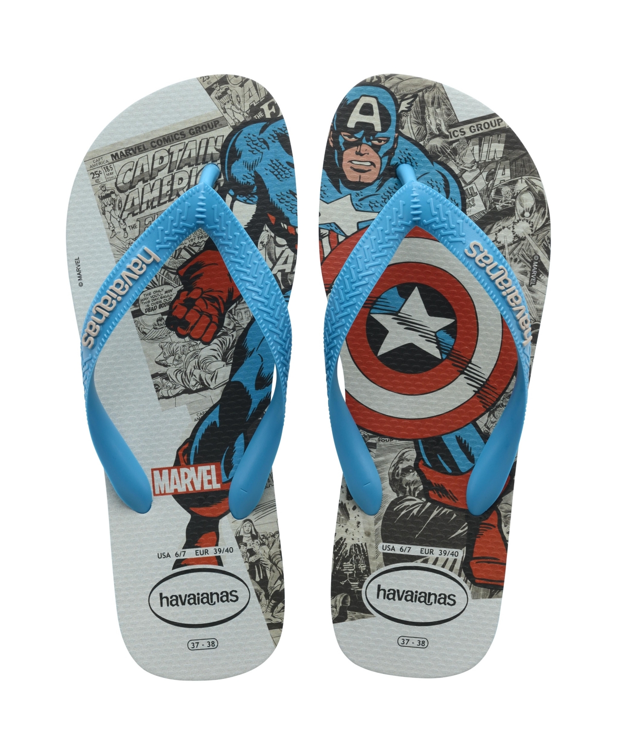 Havaianas Men's Marvel Classics Sandals Men's Shoes In Turquoise
