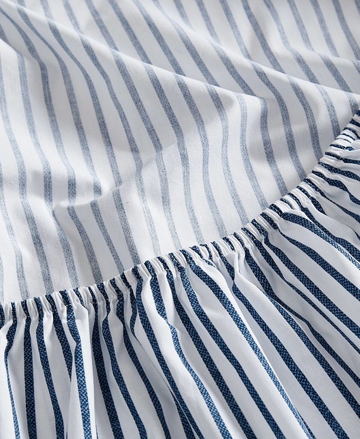 Nautica Harmead Cotton Percale 3-Piece Sheet Set, Twin - Macy's