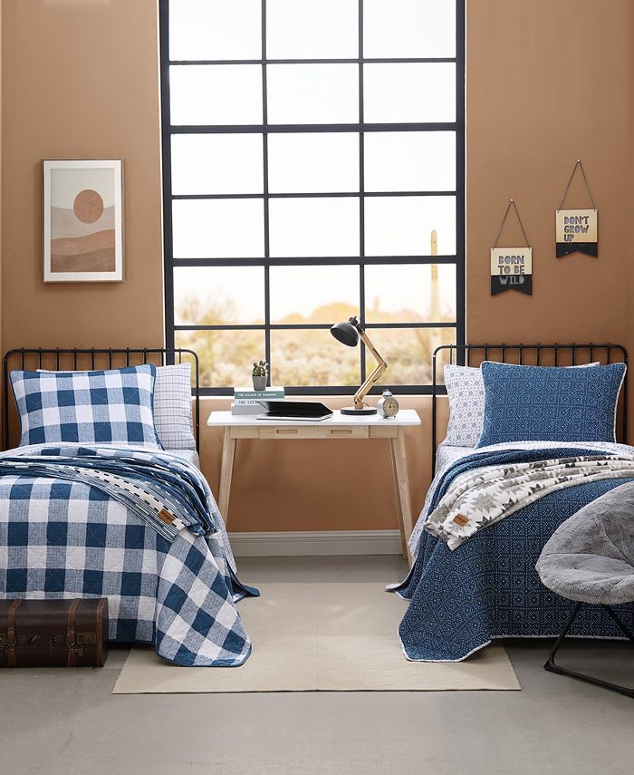 Wrangler CLOSEOUT! Flagstaff Check 2 piece Quilt Set, Twin Macy's