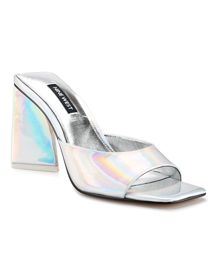 Nine West Women's Yougo Heeled Slide Sandals - Macy's