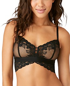 Women's Opening Act Lacey Sheer Lingerie Bralette 910227