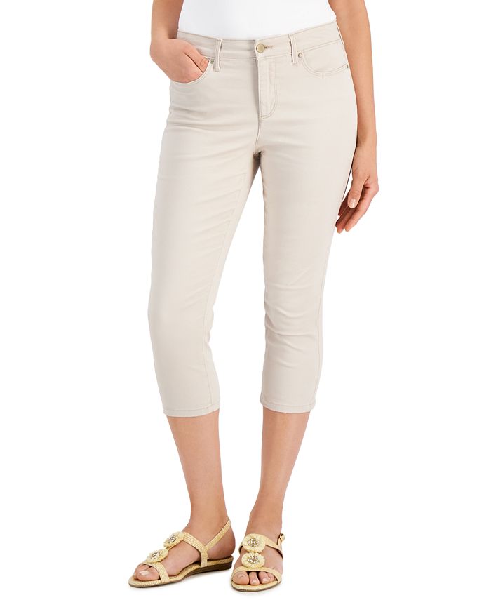 Charter C Women's Skinny Tummy-Control Pants White Bright 16 at