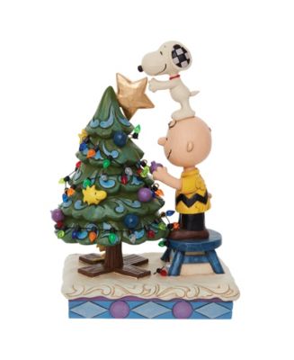 Charlie Brown Snoopy Decorating Figurine - Macy's