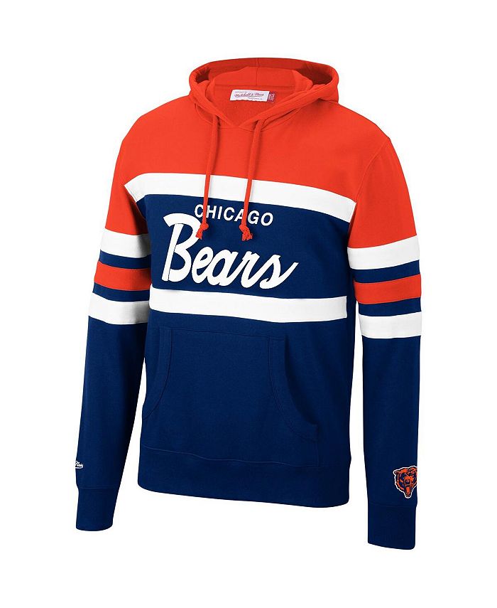 Chicago Bears Mitchell & Ness Head Coach Hoodie - Navy - Mens