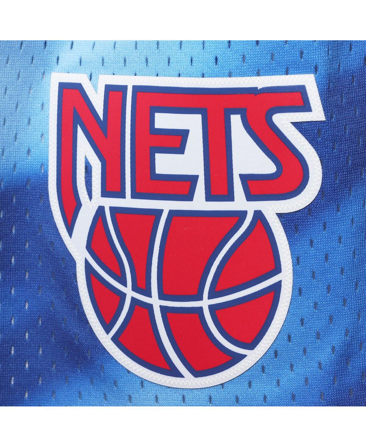 Men's Mitchell & NessNew Jersey Nets Hardwood Classics Swingman Shorts - Blue