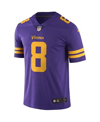 Men's Minnesota Vikings Kirk Cousins Nike Purple Color Rush Vapor