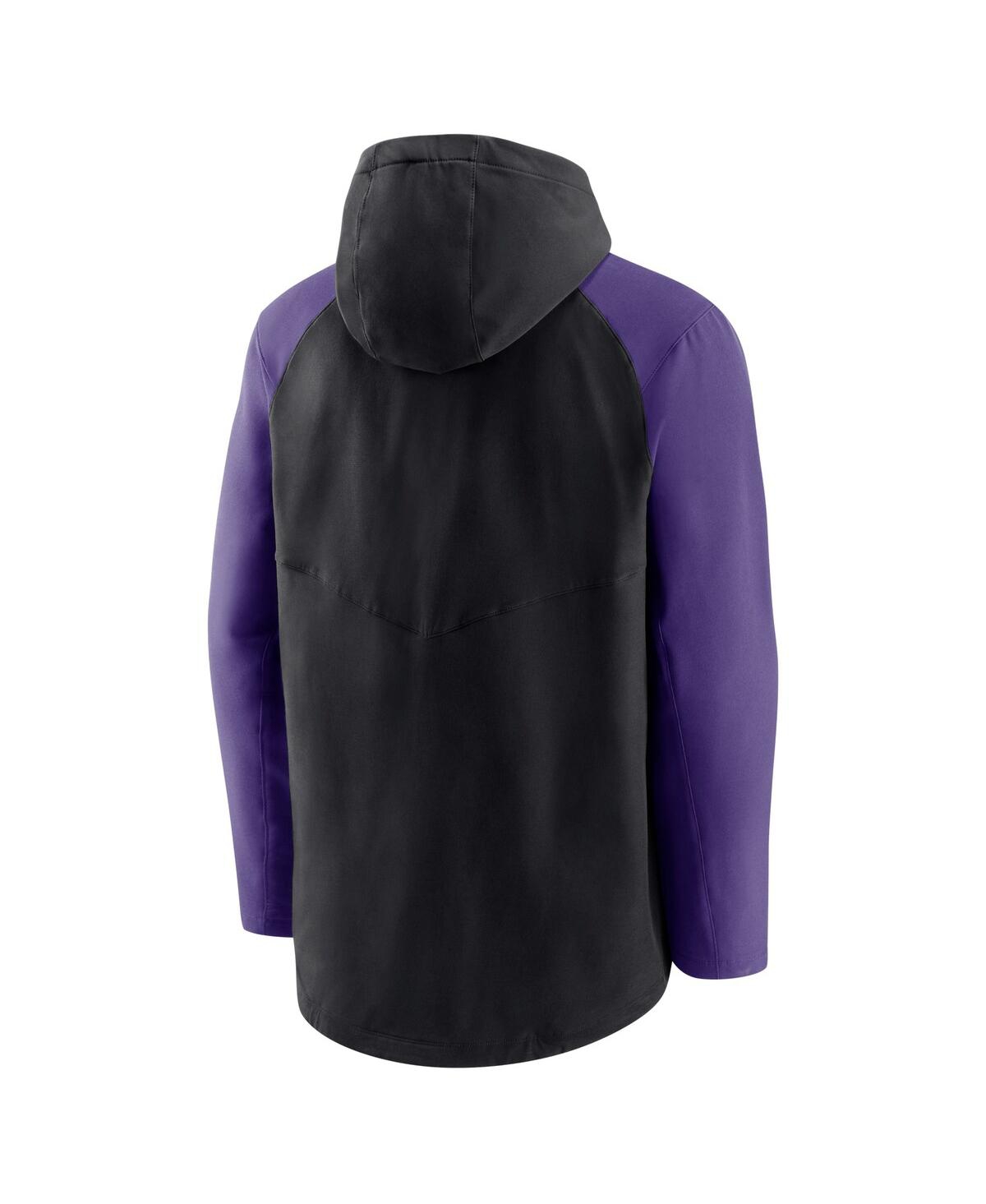Men's Nike Purple Colorado Rockies Authentic Collection Performance Raglan Full-Zip Hoodie - Purple