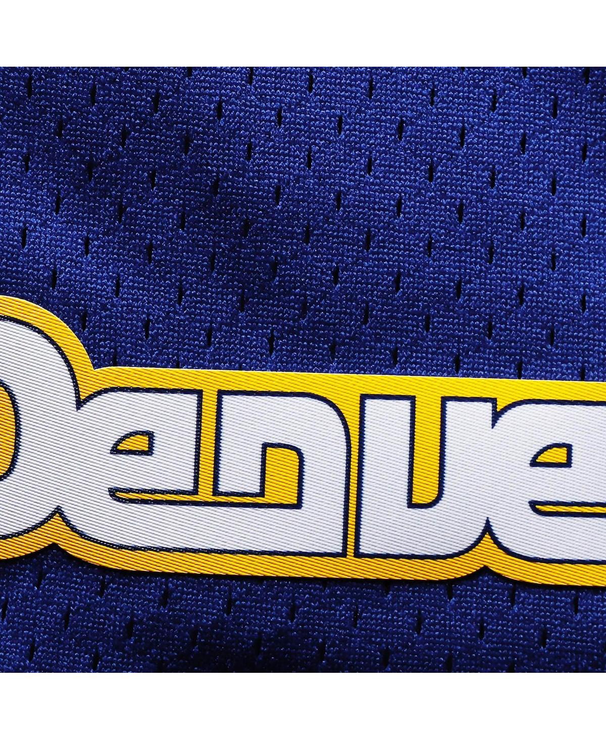 Mitchell & Ness Men's Mitchell Ness Royal Denver Nuggets Big Tall Hardwood Classics Team Swingman Shorts In Royal