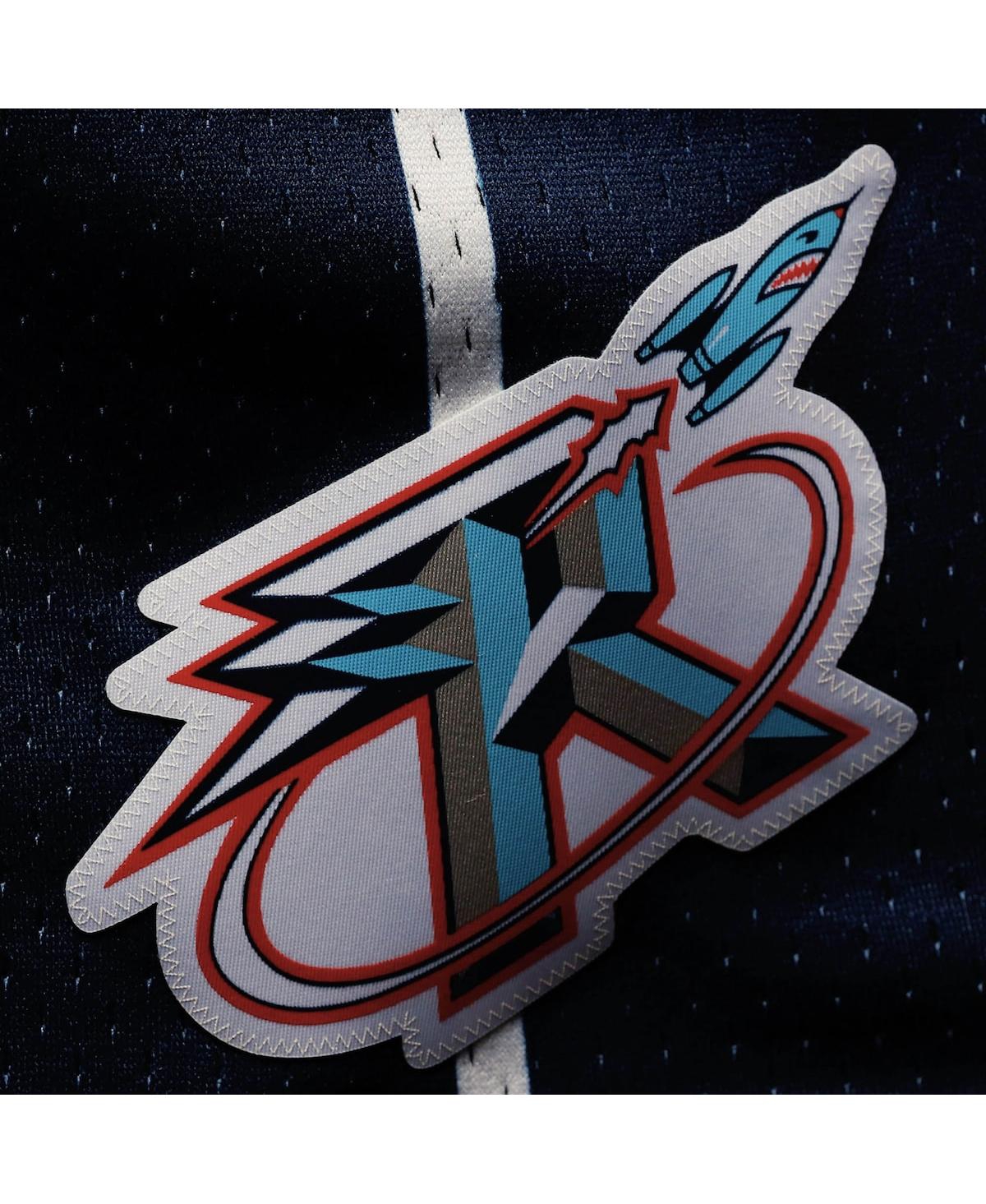 Mitchell & Ness Men's Mitchell Ness Navy Houston Rockets Big Tall Hardwood Classics Team Swingman Shorts In Navy