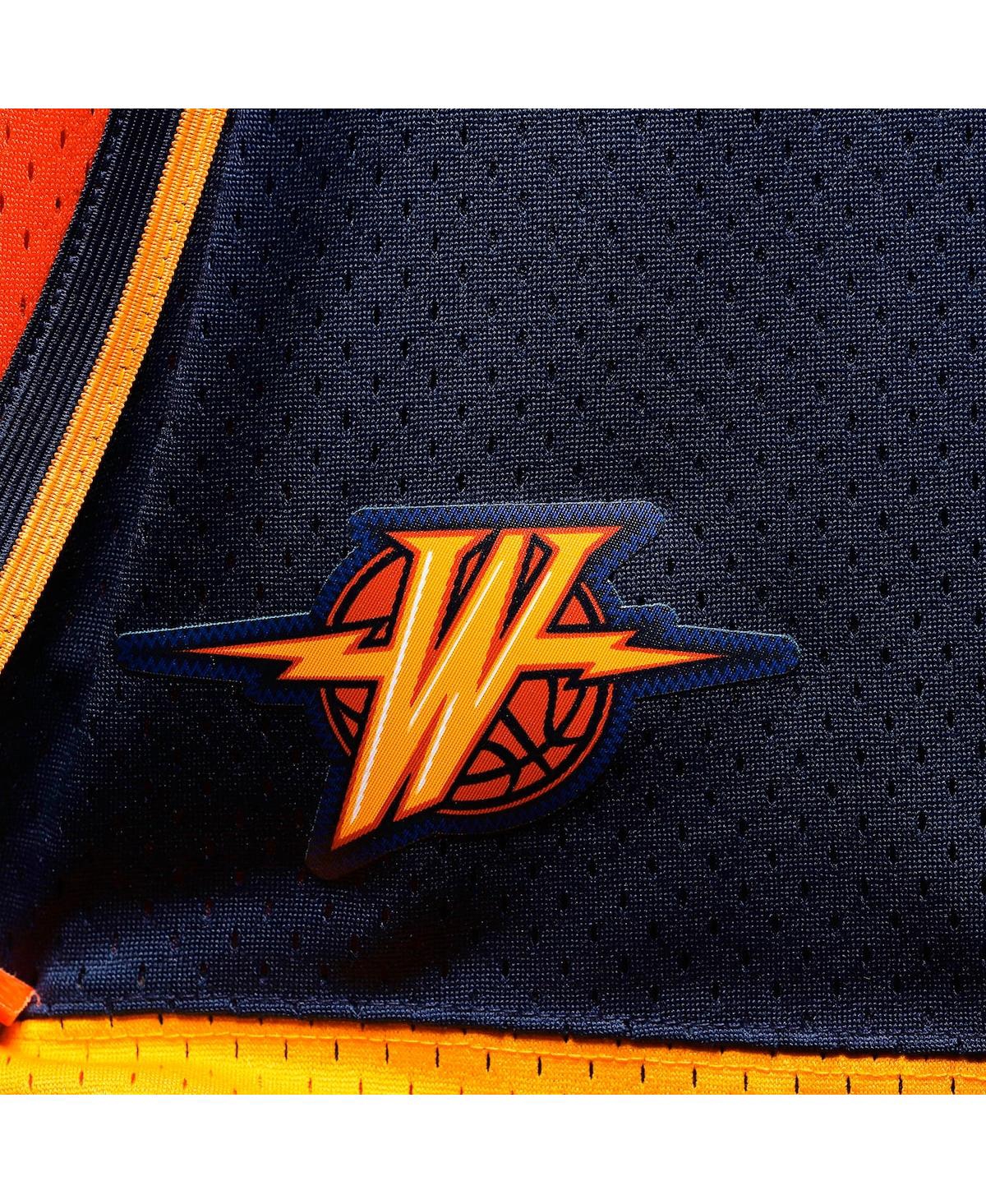 Mitchell & Ness Men's  Navy Golden State Warriors Big And Tall Hardwood Classics Team Swingman Shorts In Navy