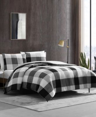 Closeout Kenneth Cole New York Prospect Plaid Comforter Set Collection Bedding