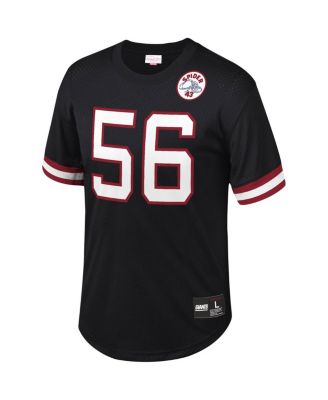 Men's Lawrence Taylor Black New York Giants Retired Player Name and Number Mesh Top
