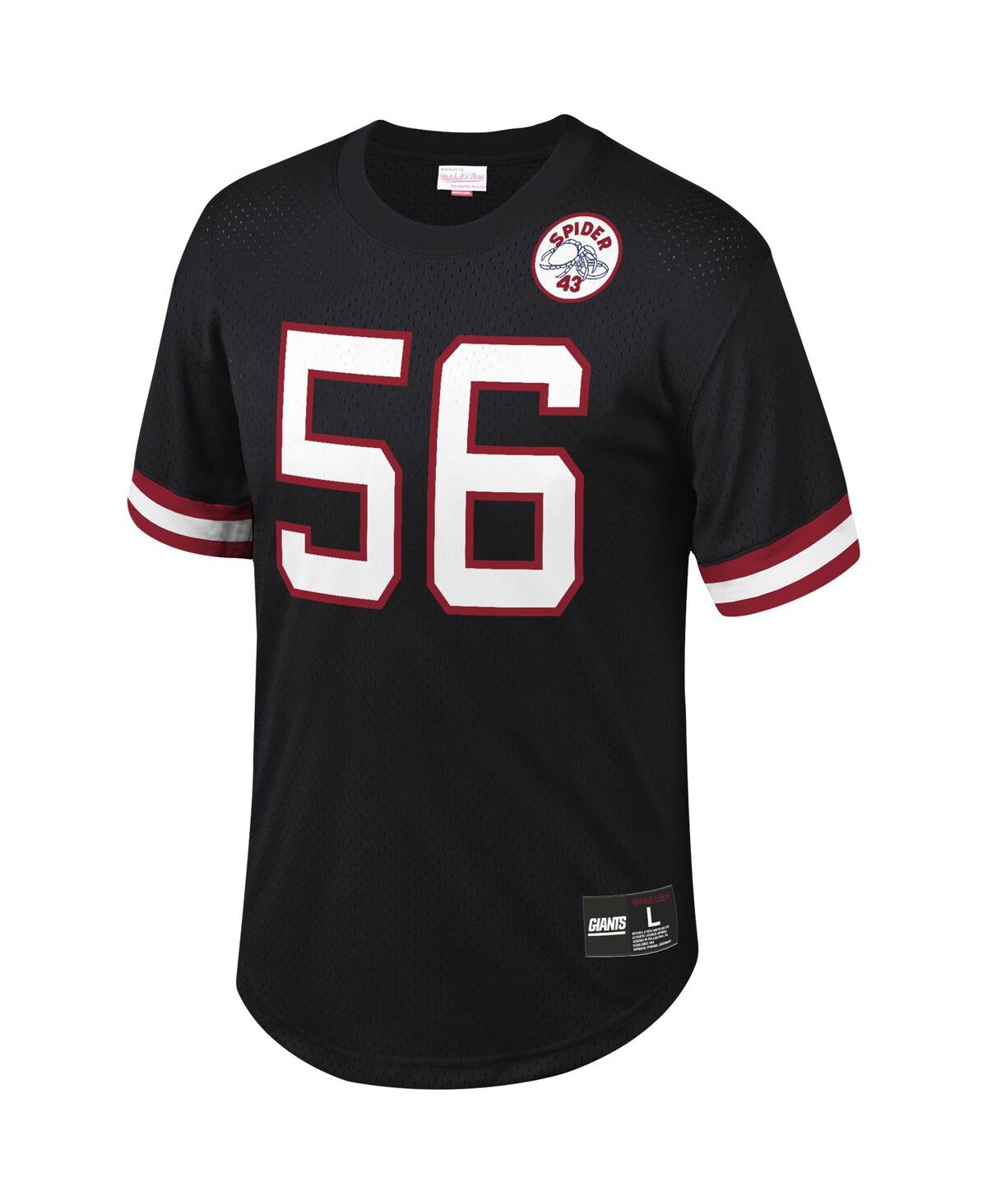 Mitchell & Ness Men's  Lawrence Taylor Black New York Giants Retired Player Name And Number Mesh Top In Black