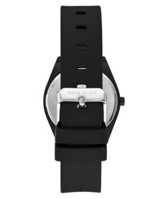 Women's Black Solar Ocean Work Plastic Metal Watch, 38.5mm