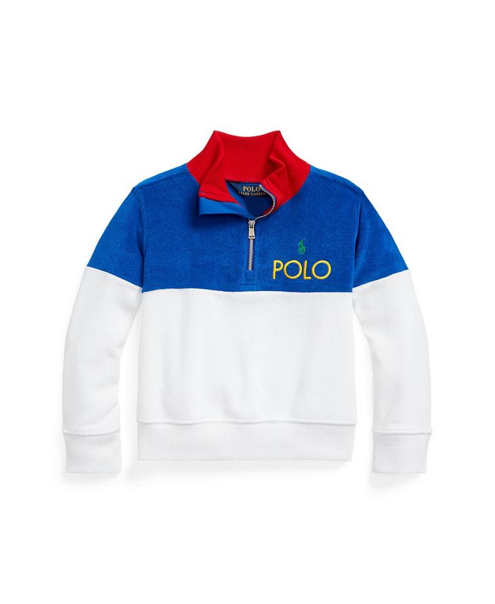 Polo ralph lauren hotsell half zip polar fleece