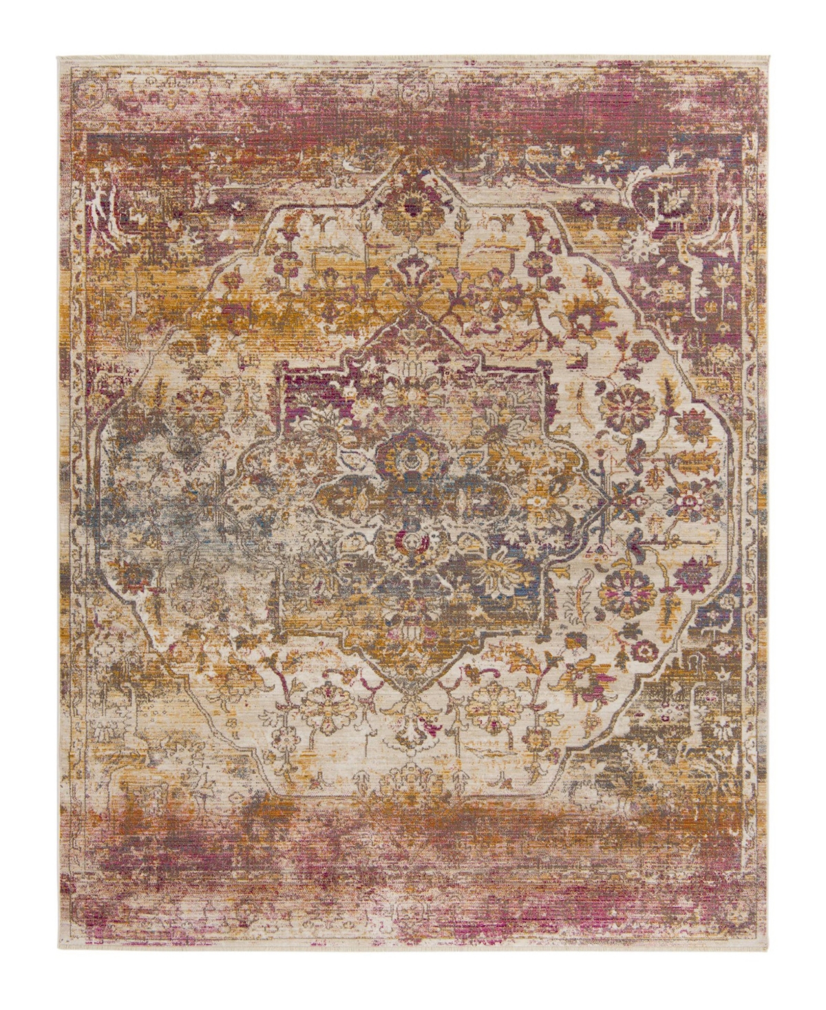 Bayshore Home Closeout!  High-low Pile Iyer Iye08 7'10" X 9'8" Area Rug In Multi