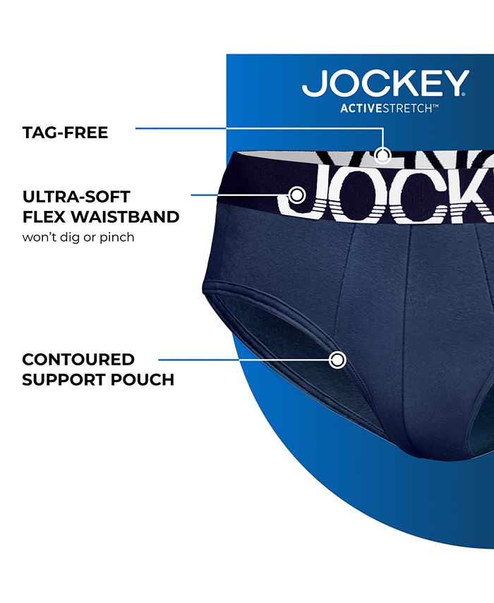 Jockey® ActiveStretch™ Brief - 4 Pack, L - Fred Meyer