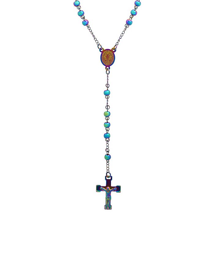 Macy's shop rosary necklace