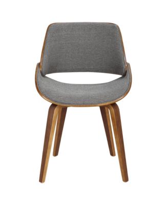 Fabrizzi Mid-Century Modern Dining Accent Chair Fabric