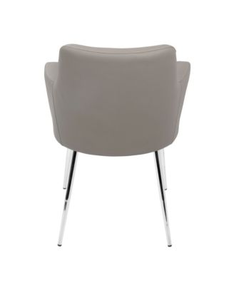 Andrew Contemporary Dining Accent Chair, 2 Piece Set