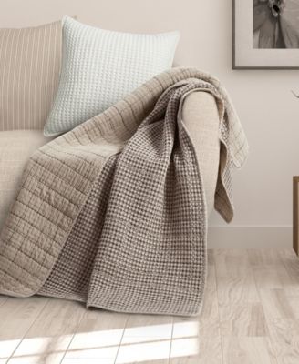 Mills Waffle Stitched Quilted Throw, 60" x 50"