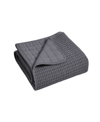 Mills Waffle Stitched Quilted Throw, 60" x 50"