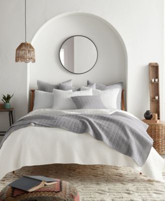 Home Mills Waffle Textured 3-Pc. Quilt Set, Full/Queen