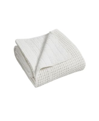 Mills Waffle Stitched Quilted Throw, 60" x 50"