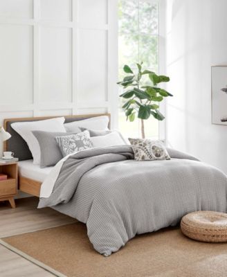 Levtex Mills Waffle Classic 3-Pc. Duvet Cover Set, Full/Queen