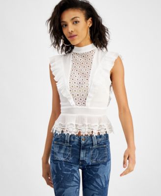 macys womens guess tops