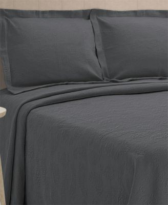 100% Cotton Paisley Matelasse All-Season 3-Piece Coverlet Set, Full