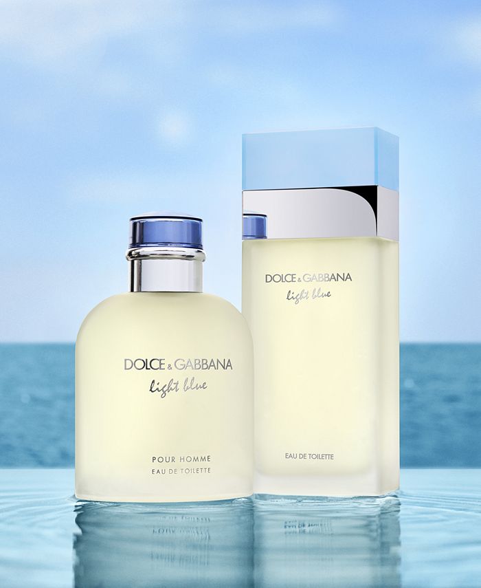 Dolce&Gabbana Men's Light Blue Pour Homme Eau de Toilette Spray,  oz. &  Reviews - Cologne - Beauty - Macy's