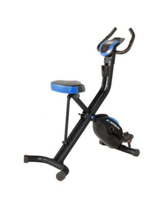 Exerpeutic 975 XLS Bluetooth Folding Upright Exercise Bike with MyCloudFitness App