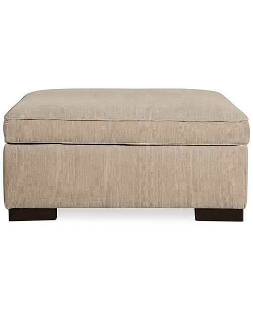 Furniture Radley Fabric Storage Ottoman, Created for Macy's Furniture