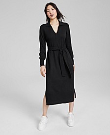 Women's 100% Cashmere Sweater Dress, Created for Macy's