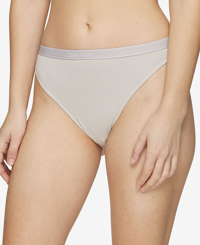 Calvin Klein Women's Pure Ribbed Cheeky Bikini Underwear QF6443 - Macy's