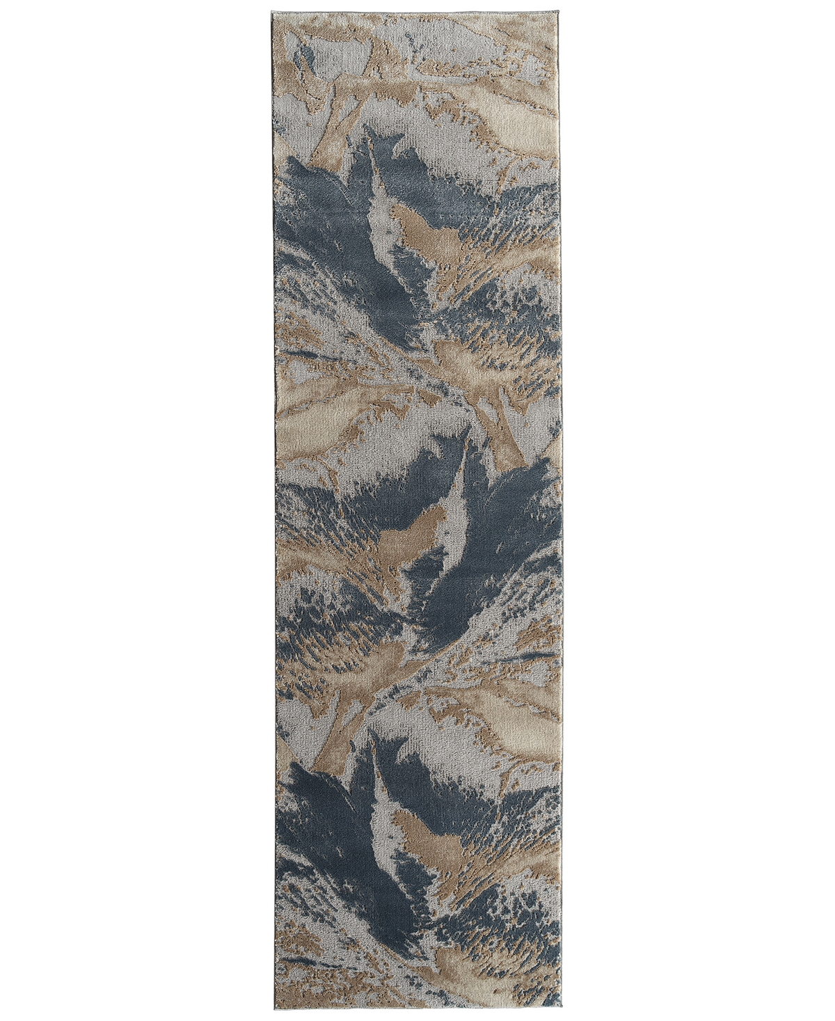 Hilary Farr Global Altitude Hga01 Runner Area Rug, 2'2 X 7'6 In Blue