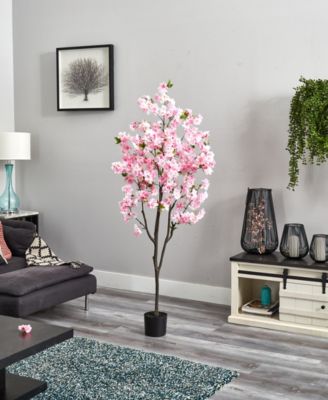 Cherry Blossom Artificial Tree, 6'