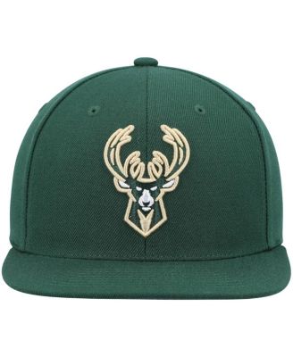 Men's Hunter Green Milwaukee Bucks Ground 2.0 Snapback Hat