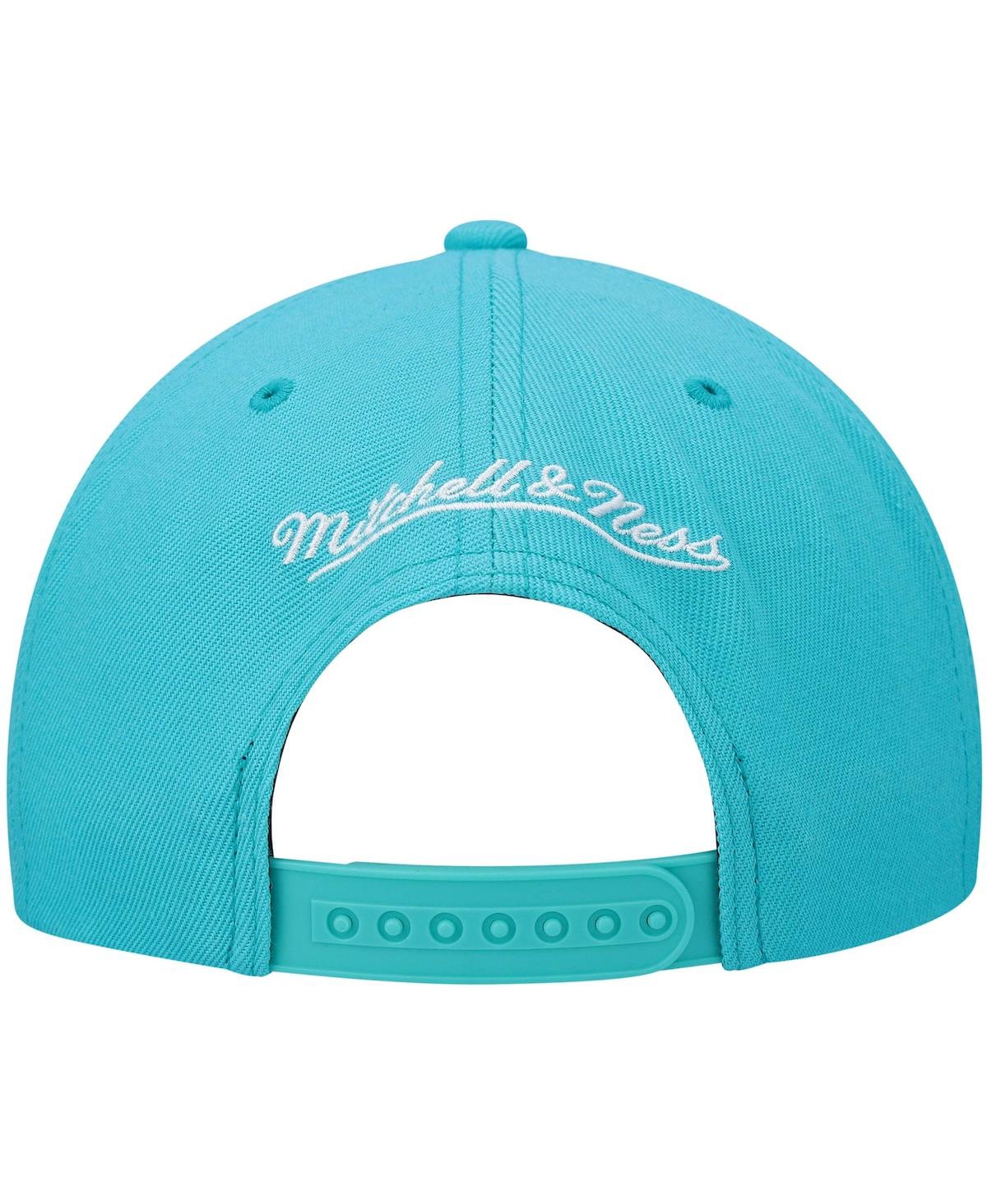 Men's Mitchell & NessSan Antonio Spurs Hardwood Classics Team Ground 2.0 Snapback Hat - Teal
