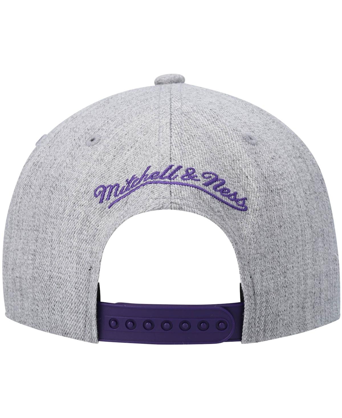 Mitchell & Ness Men's  Heathered Gray Phoenix Suns Hardwood Classics Team 2.0 Snapback Hat In Heathered Gray