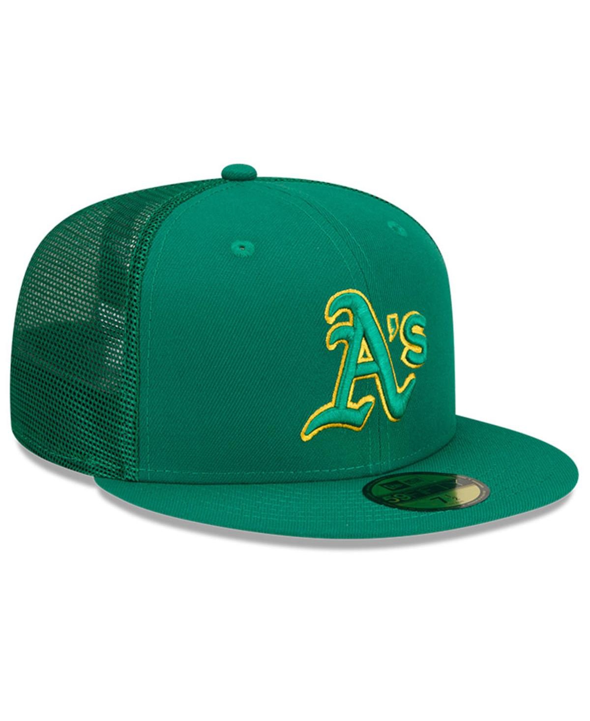 Shop New Era Men's  Green Oakland Athletics 2022 Batting Practice 59fifty Fitted Hat