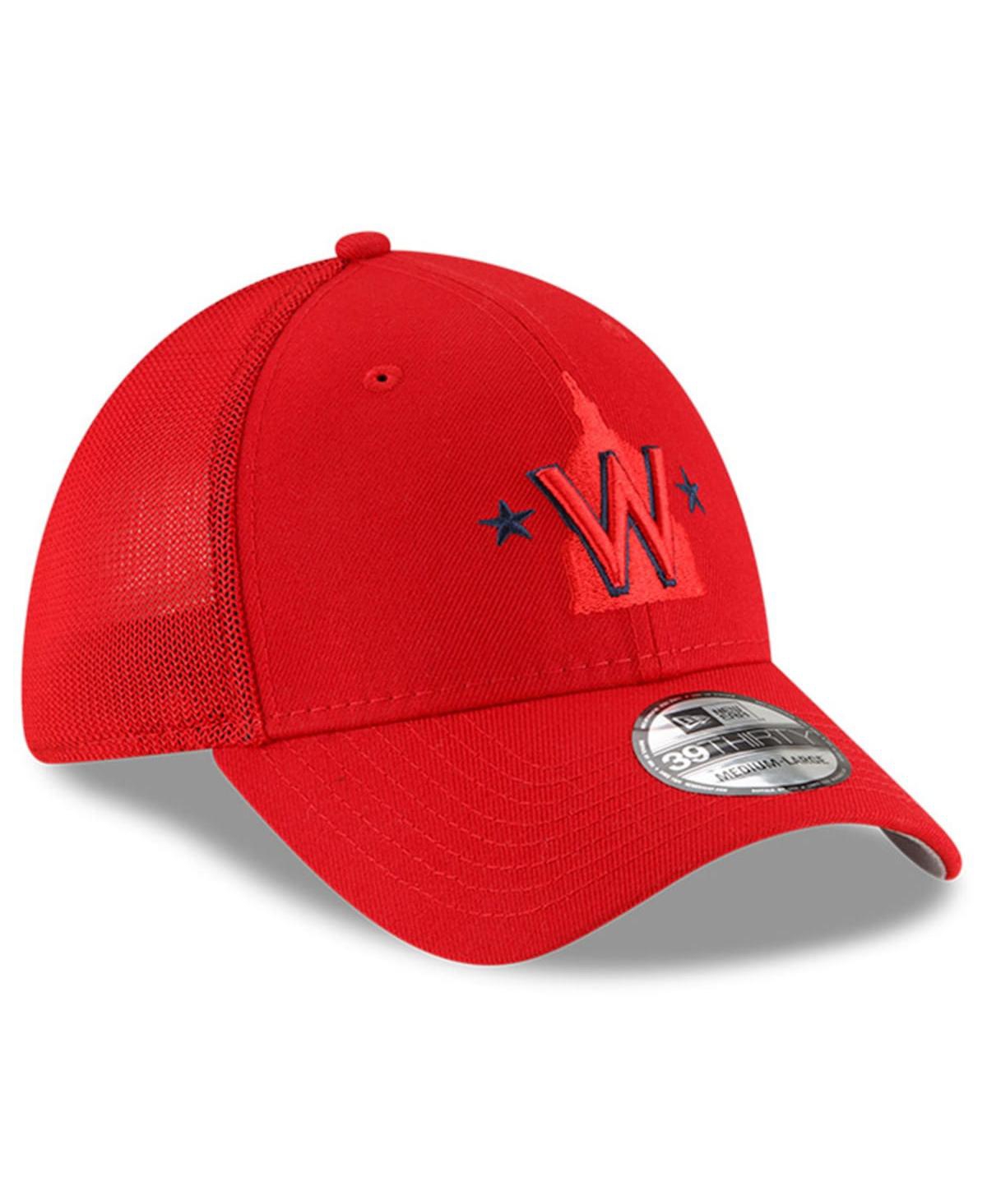 Shop New Era Men's  Red Washington Nationals 2022 Batting Practice 39thirty Flex Hat