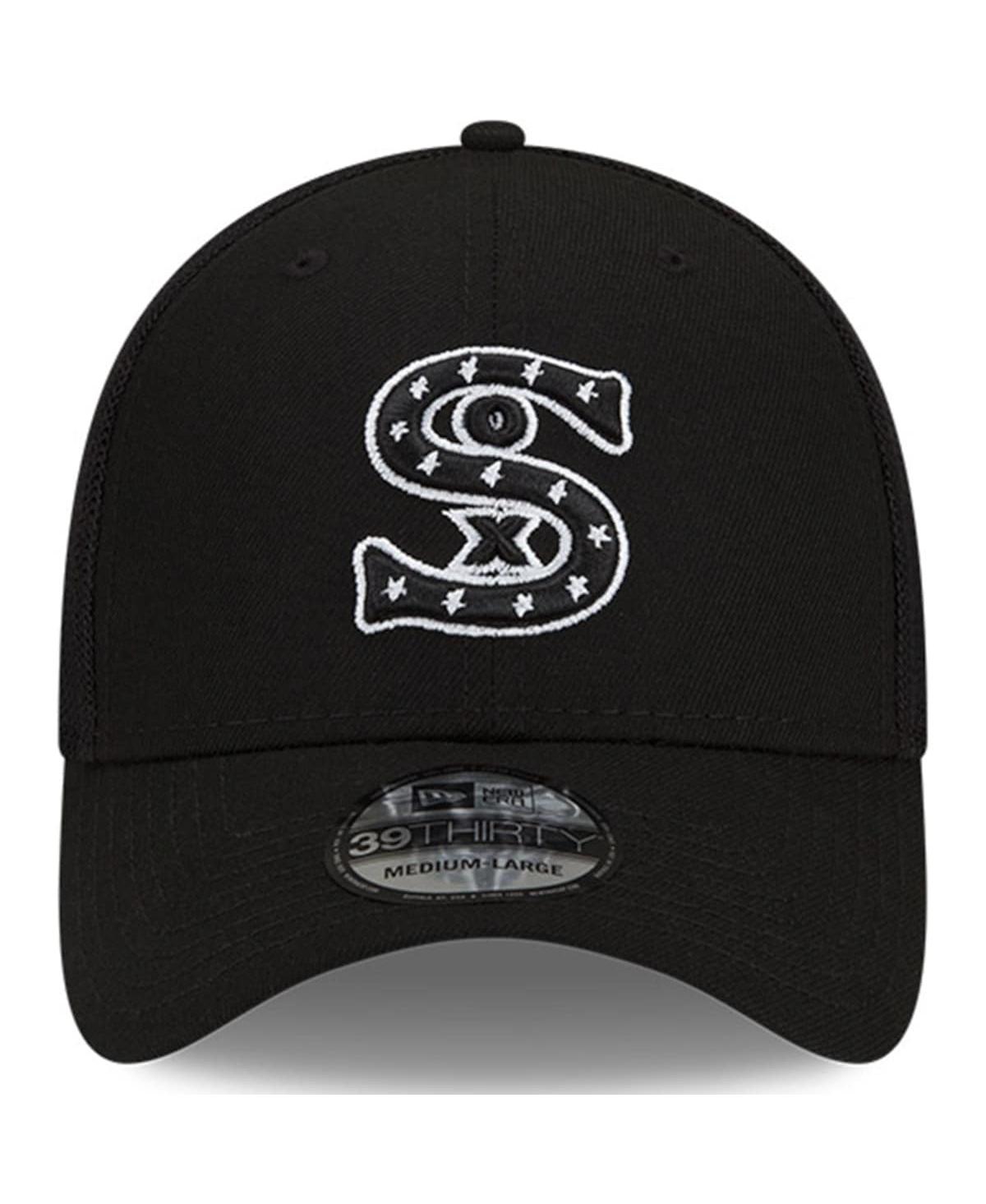 New Era Black Chicago White Sox 2022 Batting Practice 39thirty Flex Hat In Black