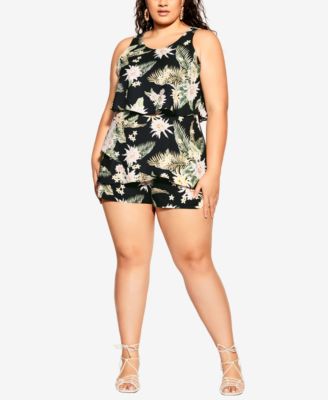 romper shorts for plus size