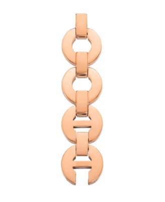 Women's Rose Gold-Tone Alloy Metal Round Link Bracelet designed for Apple Watch&reg; 42mm (Series 10) & 38/40/41mm 